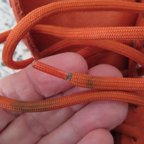 COPY - Dr Martens 1460 Pascal Smooth Orange Leather Ankle Boots RARE Discontinu… - Picture 10 of 11